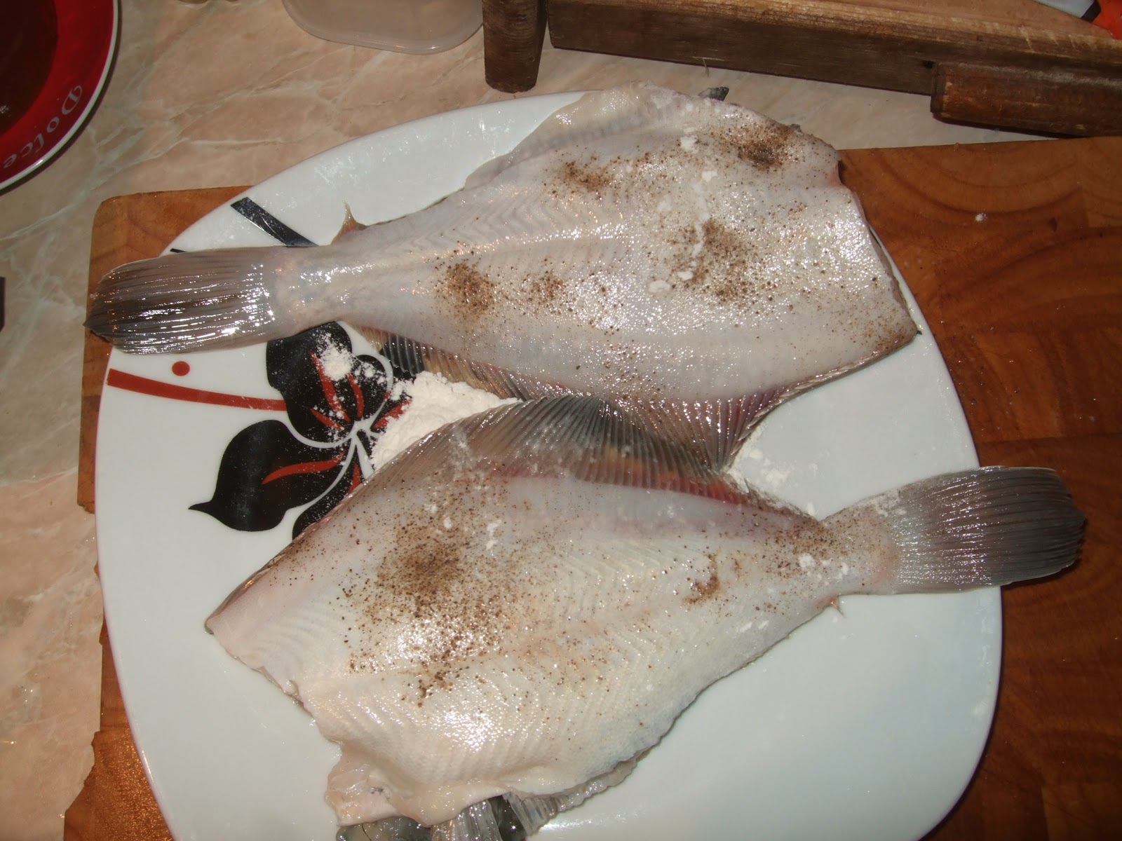 Вареная камбала